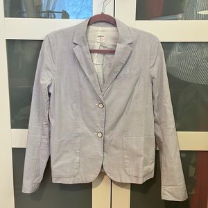 Gap academy blazer. Blue and white stripe nautical